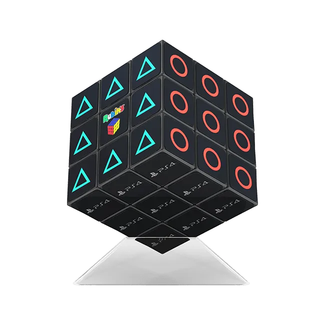 Rubik's Cube personnalisé aux couleurs d'une marque, cadeau d'affaires premium