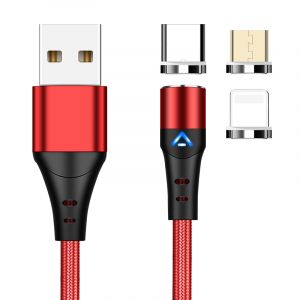 Kablenetic 360 Red, câble universel, charge rapide et data