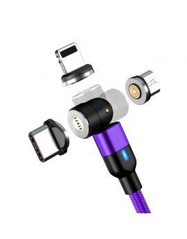 Kablenetic 540 Purple Pack, câble universel, charge rapide et data
